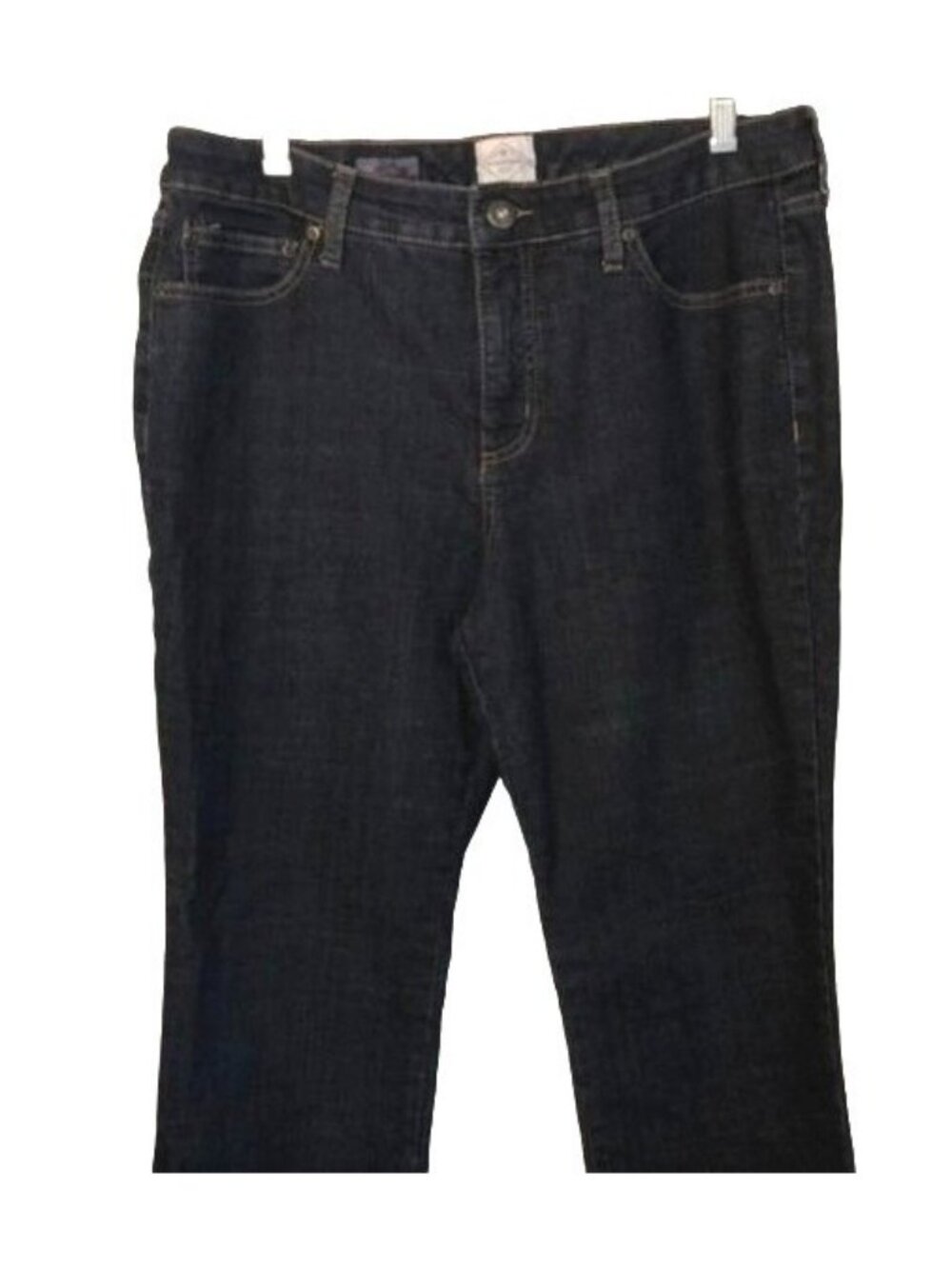 st john bay cotton blend blue jeans pockets zipper buttons belt loop 14s READ